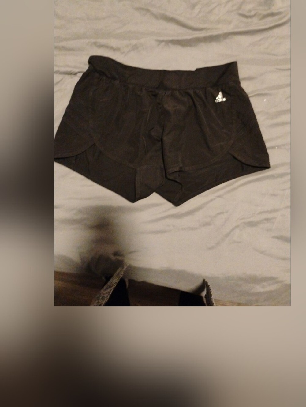 Adidas Women’s Black Athletic Shorts with Logo